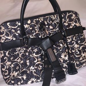 Marc Jacobs Belted Tote Silk Studded Handbag